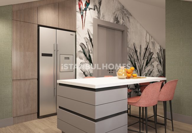 New Build Triplex Villas with Private Pool in Beylikduzu 34