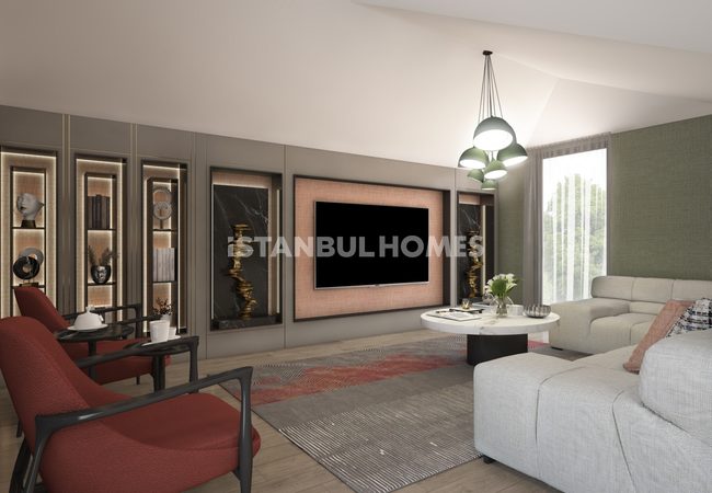 New Build Triplex Villas with Private Pool in Beylikduzu 39