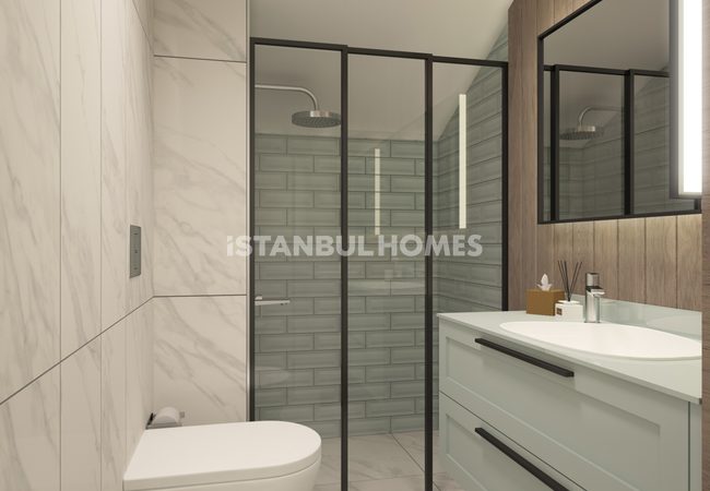 New Build Triplex Villas with Private Pool in Beylikduzu 40