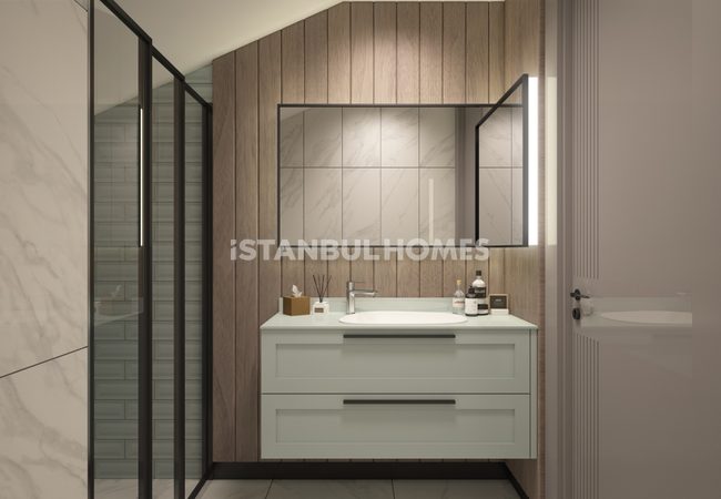 New Build Triplex Villas with Private Pool in Beylikduzu 41