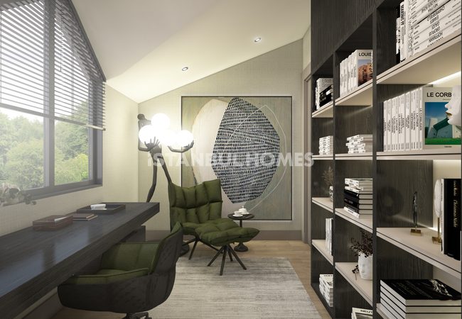New Build Triplex Villas with Private Pool in Beylikduzu 43