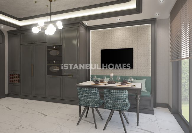 New Build Triplex Villas with Private Pool in Beylikduzu 45