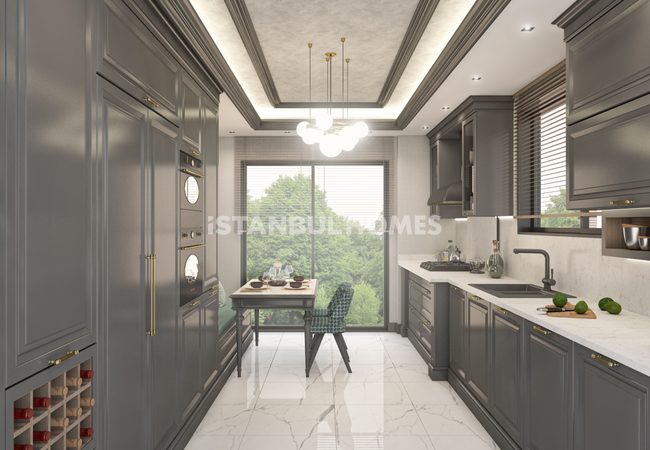 New Build Triplex Villas with Private Pool in Beylikduzu 46