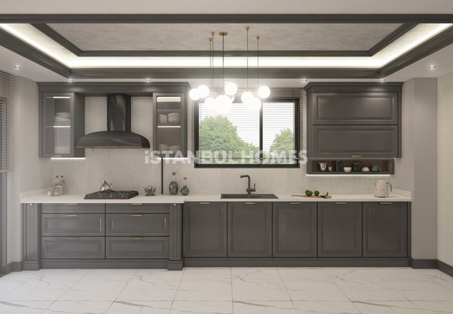 New Build Triplex Villas with Private Pool in Beylikduzu 48