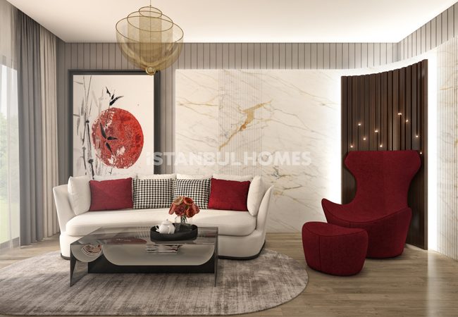 New Build Triplex Villas with Private Pool in Beylikduzu 49