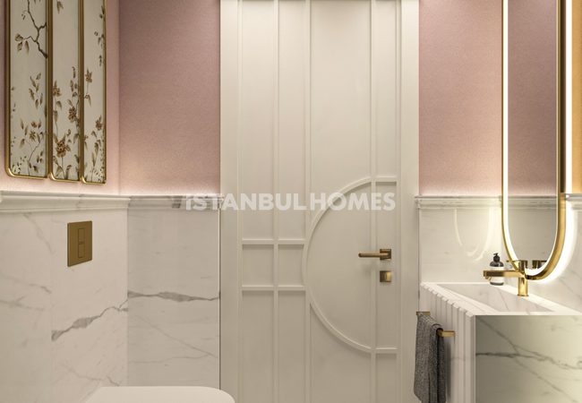 New Build Triplex Villas with Private Pool in Beylikduzu 50