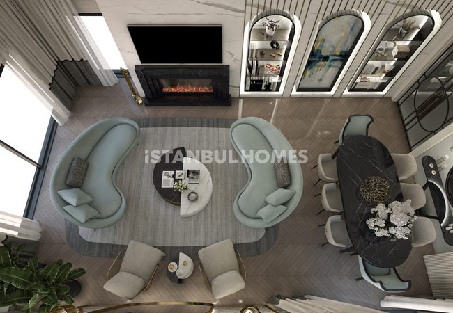 New Build Triplex Villas with Private Pool in Beylikduzu 14