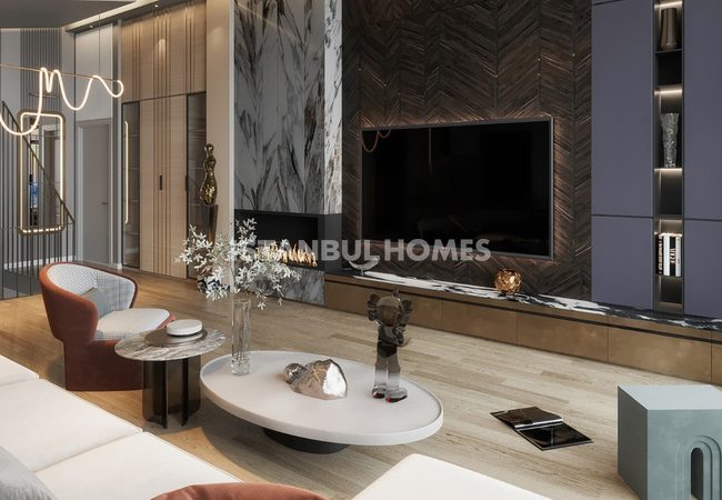 Real Estate with Bosphorus Views in a Secure Complex in Uskudar 7
