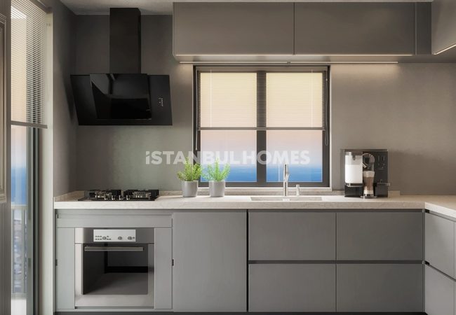 Real Estate with Bosphorus Views in a Secure Complex in Uskudar 8
