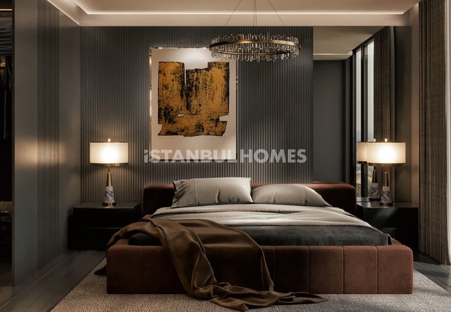 Real Estate with Bosphorus Views in a Secure Complex in Uskudar 9