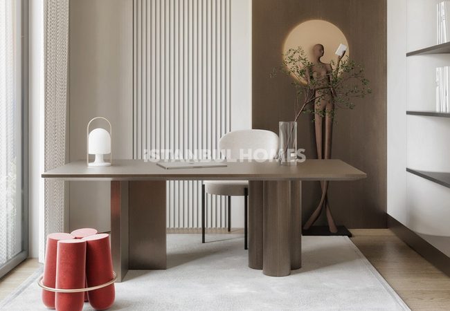 Real Estate with Bosphorus Views in a Secure Complex in Uskudar 11