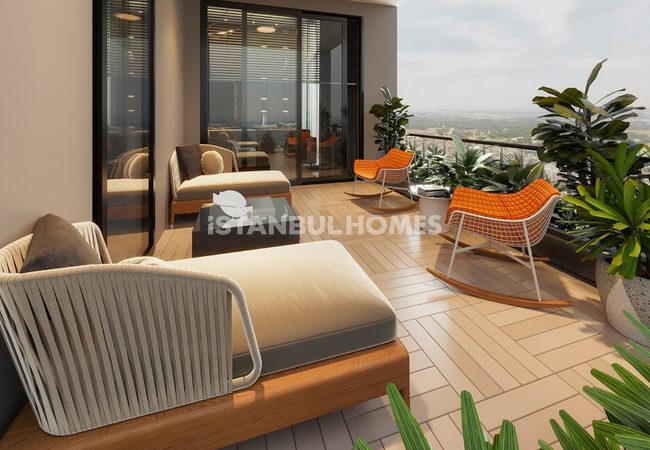 Real Estate with Bosphorus Views in a Secure Complex in Uskudar 6