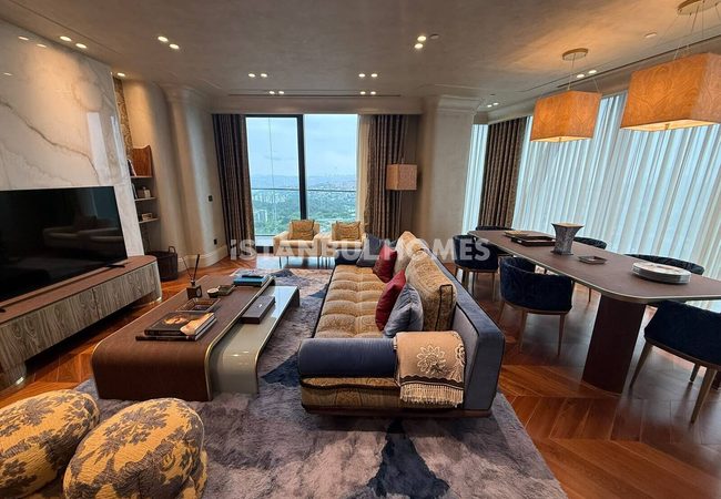 Flats in Luxury Project with Views on 3 Bridges in Istanbul Sariyer 12
