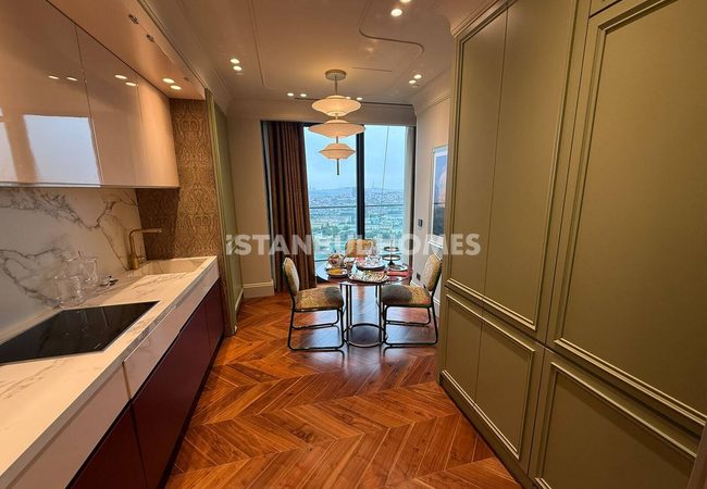 Flats in Luxury Project with Views on 3 Bridges in Istanbul Sariyer 14
