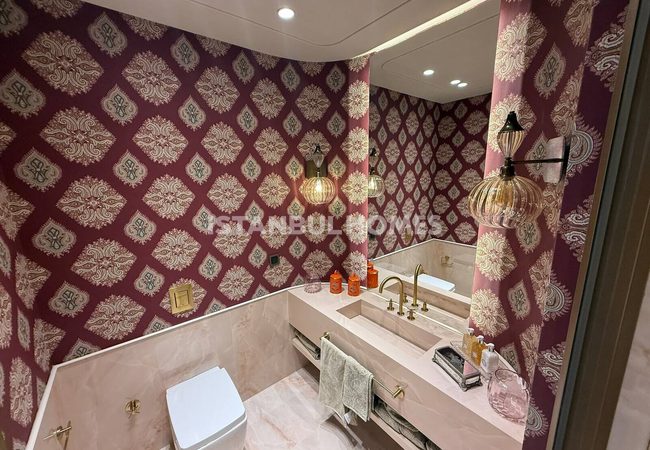 Flats in Luxury Project with Views on 3 Bridges in Istanbul Sariyer 23