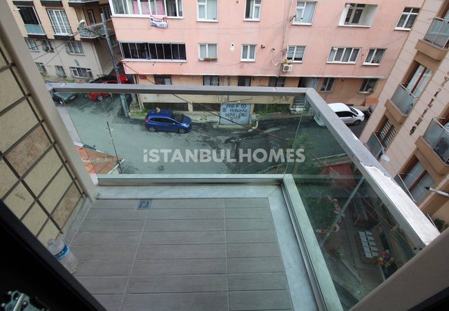 伊斯坦布尔西斯里 (sisli ) 安全建筑群中带家具的复式公寓 19