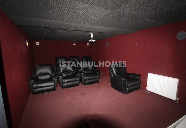 伊斯坦布尔西斯里 (sisli ) 安全建筑群中带家具的复式公寓 14