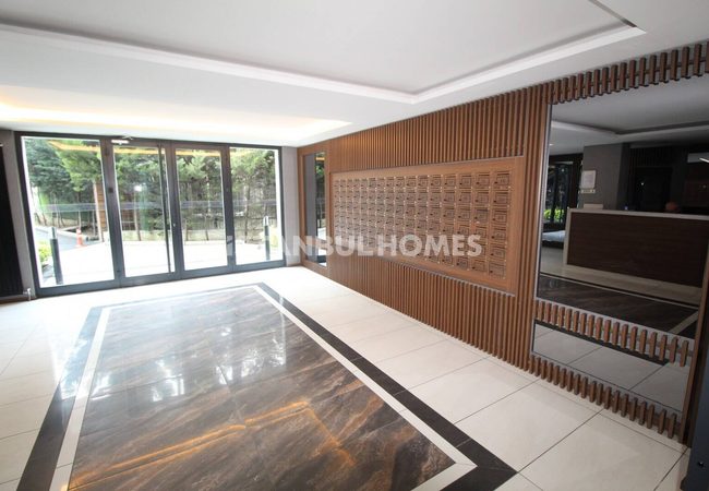 伊斯坦布尔西斯里 (sisli ) 安全建筑群中带家具的复式公寓 12