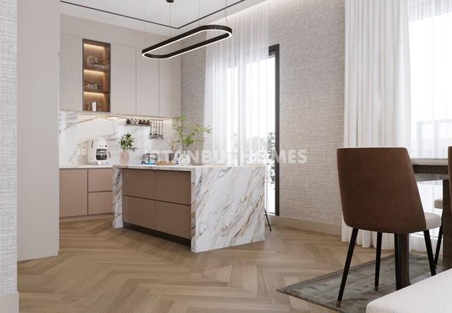 Bosphorus View-flats with Private Gardens in Uskudar Istanbul 11