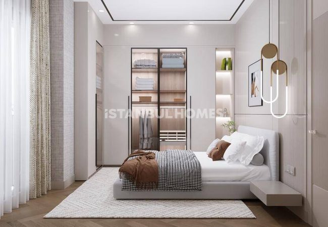 Bosphorus View-flats with Private Gardens in Uskudar Istanbul 14