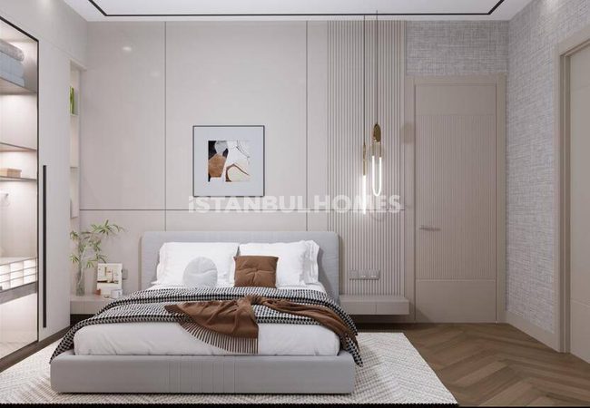 Bosphorus View-flats with Private Gardens in Uskudar Istanbul 13