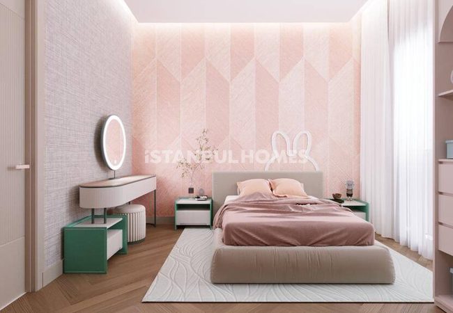 Bosphorus View-flats with Private Gardens in Uskudar Istanbul 15