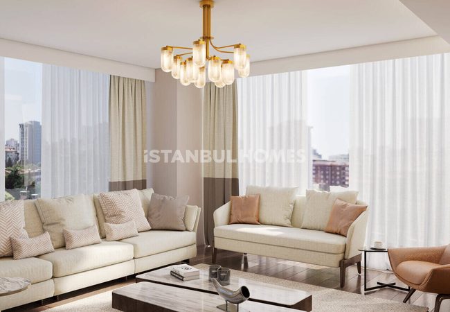 İstanbul Kadıköy'de Havuzlu Sitede Şehir Manzaralı Daireler 15
