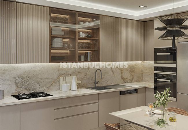 İstanbul Kadıköy'de Havuzlu Sitede Şehir Manzaralı Daireler 18
