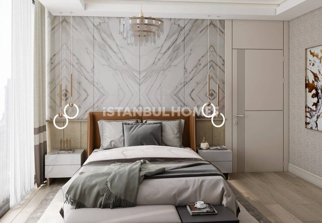 İstanbul Kadıköy'de Havuzlu Sitede Şehir Manzaralı Daireler 20
