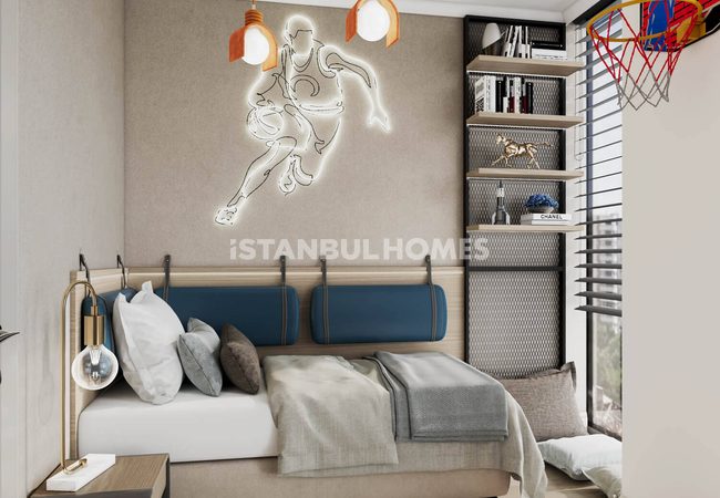İstanbul Kadıköy'de Havuzlu Sitede Şehir Manzaralı Daireler 22
