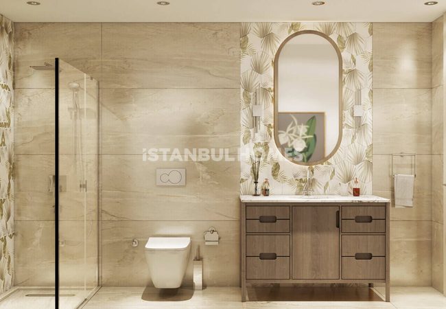 İstanbul Kadıköy'de Havuzlu Sitede Şehir Manzaralı Daireler 24