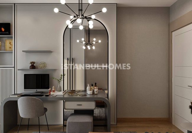 Lake View Apartments in a Complex with a Pool in Avcilar 8