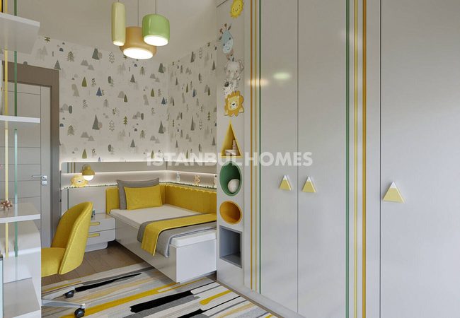 Lake View Apartments in a Complex with a Pool in Avcilar 7