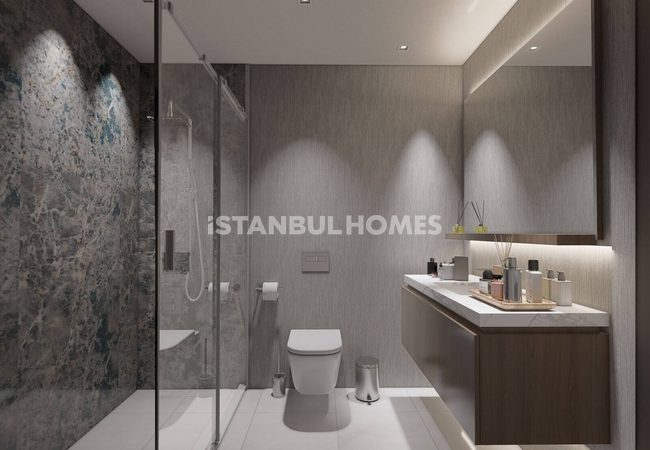 Elegante Wohnungen In Einem Projekt Mit Meerblick In Buyukcekmece 13