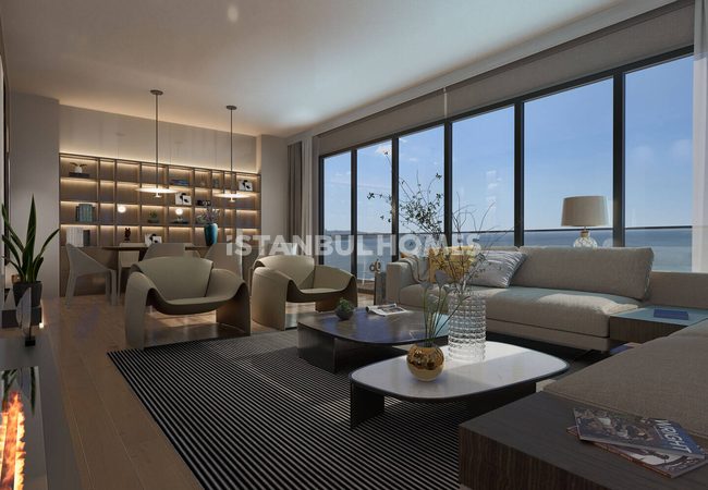 Elegante Wohnungen In Einem Projekt Mit Meerblick In Buyukcekmece 8