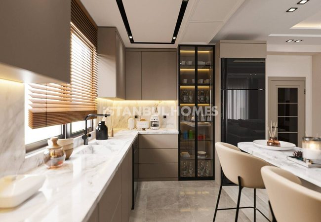 Üsküdar'da Zengin Olanaklara Sahip Sitede Daireler 10