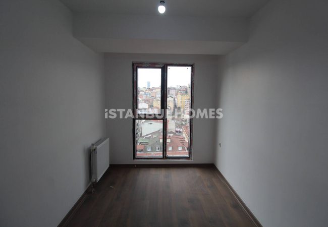 İstanbul Kağıthane'de Şehir Manzaralı 1+1 Şık Daire 12