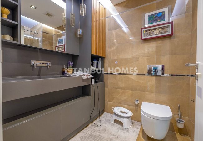 Appartement Avec Vue Sur La Forêt À Sarıyer, Près Du Centre Commercial 17