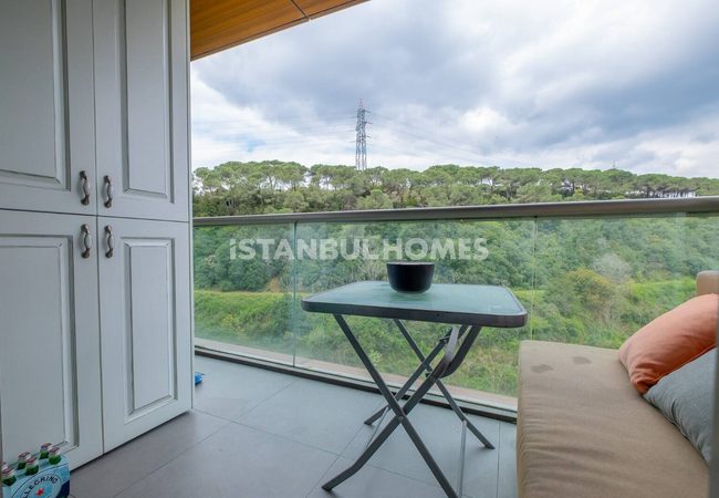 Appartement Avec Vue Sur La Forêt À Sarıyer, Près Du Centre Commercial 19