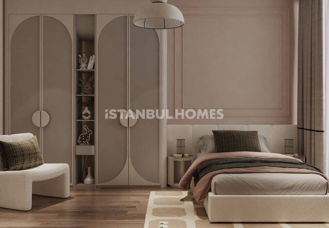 آپارتمانهای با منظره دریا در نزدیکی خیابان اصلی در اوسکودار استانبول 12