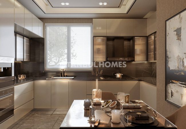 شقق في مشروع سكني على بُعد 150 مترًا من محطة المترو في شيشلي، إسطنبول 9