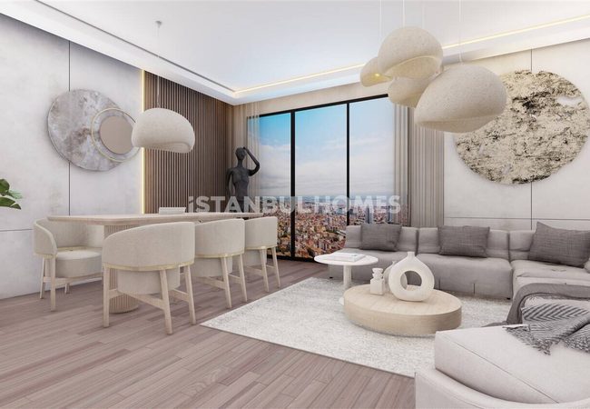 4-zimmer-wohnung In Anlage Mit Pool In Istanbul Kartal 20