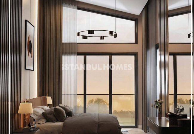 İstanbul Beykoz'da Güvenlikli Sitede Havuzlu 5 Odalı Villalar 10