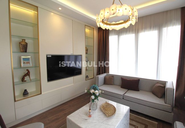 شقق بتصميم أنيق في مجمع سكني مع مسبح في باغجيلار، إسطنبول 10