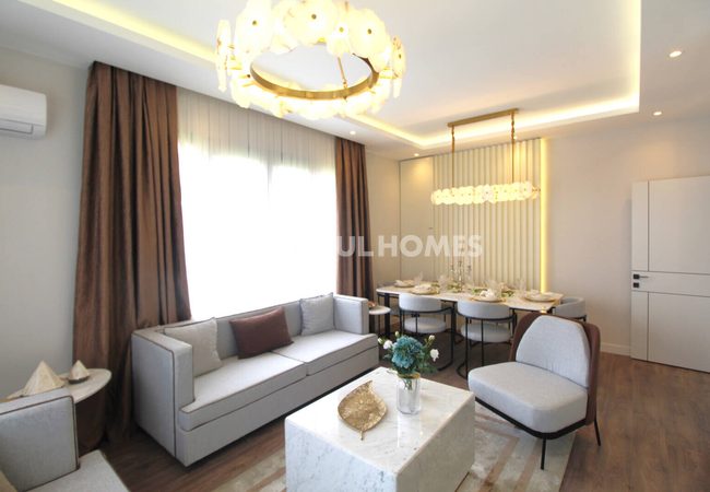 شقق بتصميم أنيق في مجمع سكني مع مسبح في باغجيلار، إسطنبول 11