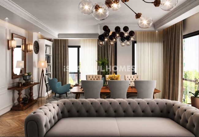 İstanbul Üsküdar'da Boğaz Manzaralı Satılık Daireler 6