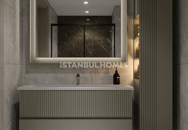 Wohnungen In Einer Wohnanlage Mit Parkplätzen In Başakşehir 15