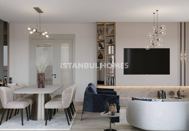Wohnungen In Einer Wohnanlage Mit Parkplätzen In Başakşehir 9