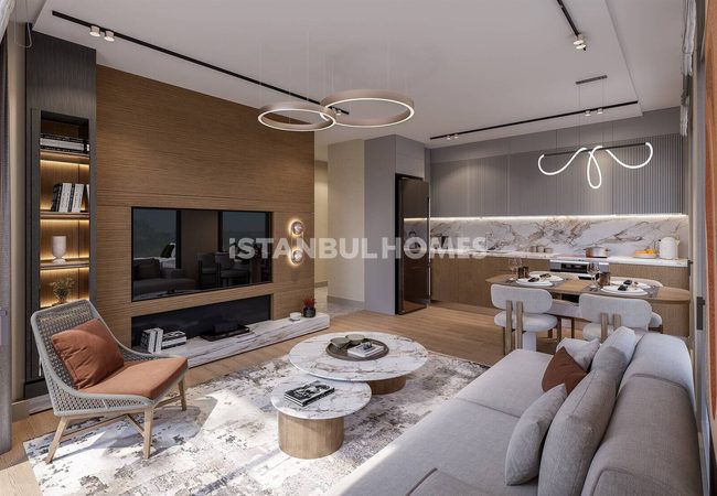 Wohnungen Mit Meerblick Und Privatpool In Ataşehir 15