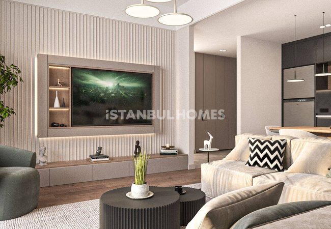 Wohnungen Im Mittelgeschoss Mit Annehmlichkeiten In Beşiktaş Istanbul 7